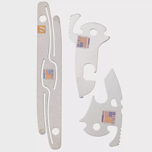 KeyBar Can Opener & Bottle Bomber 2.0 KBR426 Titanium blik en flesopener voor Full Size Keybar