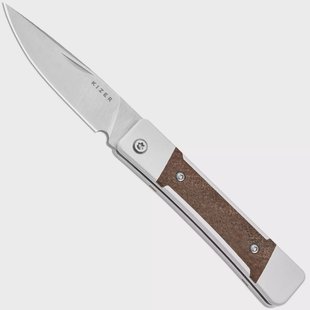 Kizer Little Grand V2670A1 Satin Nitro-V, Aluminium Mkuruti Wood, zakmes, Jonathan Styles design
