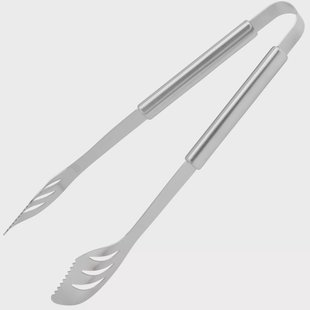 Le Creuset BBQ Outdoor Collection 41214000010000 Stainless Steel Tongs, barbecuetang