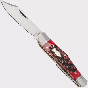 Rough Ryder Reserve Splitback Whittler RRR047, D2, Red Jigged Bone, slipjoint zakmes
