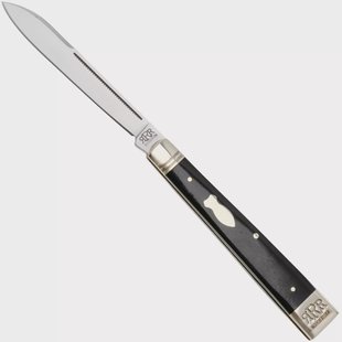 Rough Ryder Reserve Fat Bottom Doctors Knife RRR050, D2, Black Bone, slipjoint zakmes