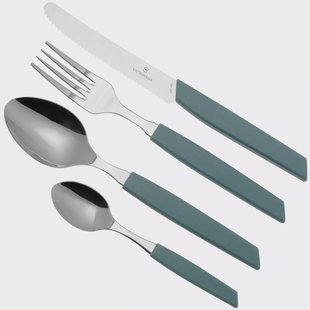 Victorinox Swiss Modern 6.9096.11W43.24, 24-delige bestekset met tomatenmes, groen