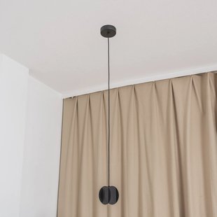 HELAM GAMBIT hanglamp, zwart, Ø 10 cm, metaal, GU10