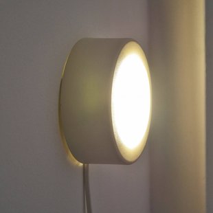 HELAM SPOT 53 plafondspot, crèmewit, Ø 11,5 cm, metaal, GX53