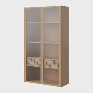 Bolia Cana Wandkast - Hoog - Geolied Eiken