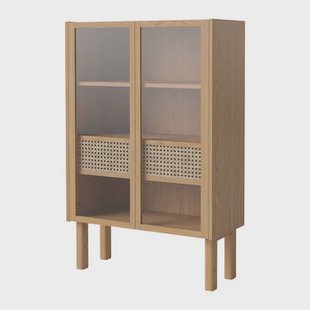 Bolia Cana Vitrinekast - Laag - Geolied Eiken