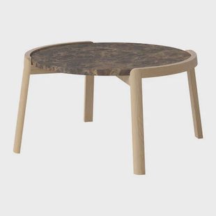 Bolia Mix Salontafel Medium - Bruin / Marmer - Witgepigmenteerd Geolied Eiken