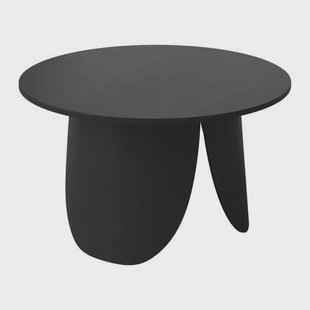 Bolia Peyote Salontafel - H 45 x Ø 80 cm - Zwart Gebeitst Gelakt Eiken