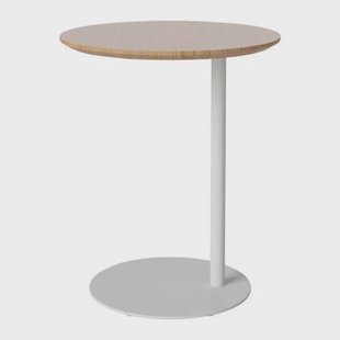 Bolia Pillar Bijzettafel - Geolied Eiken - Grijs Staal