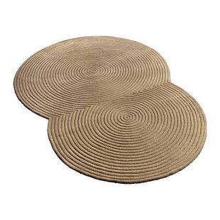 Bolia Zen Vloerkleed 134 x 190 cm - Rounded - Dark Beige