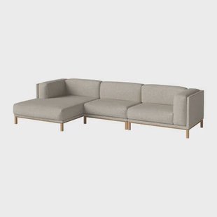 Bolia Cosy Hoekbank met Chaise Longue Links - Dark Beige