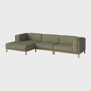 Bolia Cosy Hoekbank met Chaise Longue Links - Green