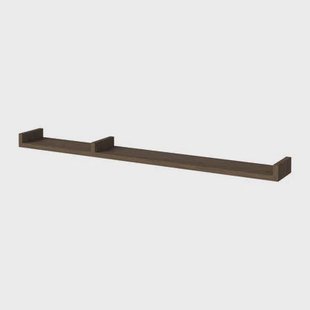 Bolia Display Wandplank B 120 cm - Asymmetrisch Links - Donker Eiken Bolia Display Wandplank B 120 cm - Asymmetrisch Links - Donker Eiken