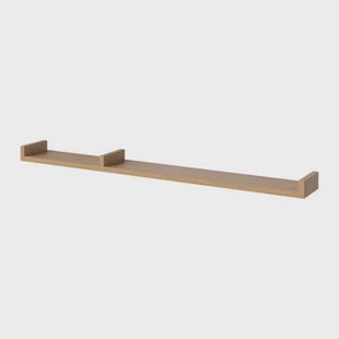 Bolia Display Wandplank B 120 cm - Asymmetrisch Links - Eiken