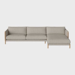 Bolia Hayden Hoekbank met Chaise Longue Rechts - Dark Beige