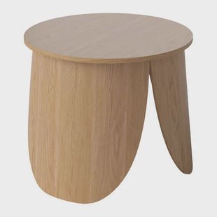 Bolia Peyote Salontafel - H 45 x Ø 56 cm - Gelakt Eiken