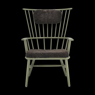 Stolab Henriette fauteuil kussen&nekkussen olive green-Espresso