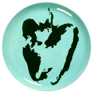 Serax Feast By Ottolenghi Dinerbord&Oslash;26.5 Set Van 2 Azure/Green Pepper