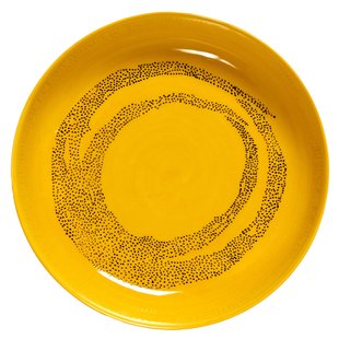 Serax Feast By Ottolenghi Diep Bord&Oslash;22 Set Van 2 Yellow/Black Dot