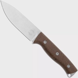 White River Knives Ursus 45 WRUR45-BNA-MAG, Stonewashed Magnacut, Natural Burlap Micarta, bushcraftmes