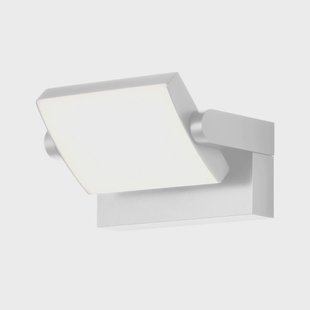 LED wandlamp CMD 9110, wit, breedte 21 cm, metaal, IP54