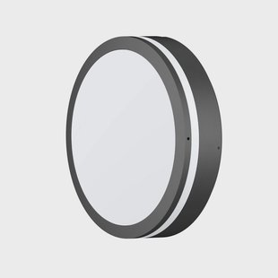 LED buiten wandlamp CMD 9084, antraciet, Ø 25 cm, IP65