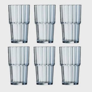 Arcoroc Tumbler Norvege - Gehard Glas - 270 ml - 6 stuks