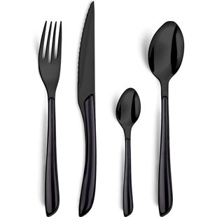 Amefa Bestekset Lumino 6 Delig Zwart