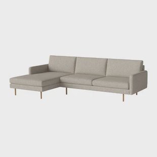 Bolia Scandinavia Remix Hoekbank met Chaise Longue Links - Dark Beige