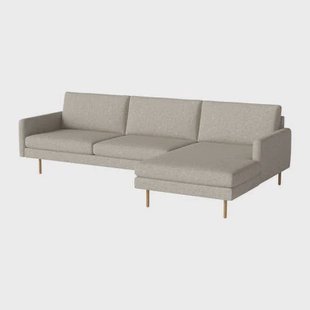 Bolia Scandinavia Remix Hoekbank met Chaise Longue Rechts - Dark Beige