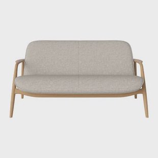 Bolia Bowie 2-zitsbank - Eiken - Sand