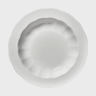 Serax Silhouette diep bord M Ø23,7 cm 4-pack White