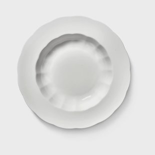 Serax Silhouette diep bord L Ø27 cm 4-pack White