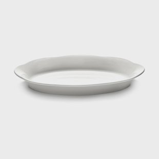 Serax Silhouette ovale diepe schaal M 15x24,5 cm 2-pack White