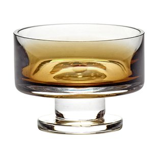 Serax Zuma lage kom op voet S Ø8,5 cm Amber