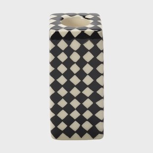 Serax Les Objets Mouleversants N°1 kaarsenhouder Black-white