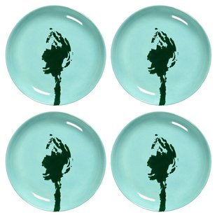 Serax Feast By Ottolenghi Gebaksbordje&Oslash;16 Set Van 4 Azure/Green Artichoke