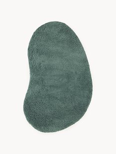 Langpolig vloerkleed Tully met organische vorm