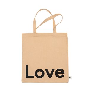 Design Letters Design Letters Tote bag tas Love-beige
