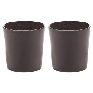 Serax La M&egrave;re By Marie Michielssen Mok 13cl Set Van 2 Dark Brown