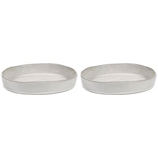 Serax La M&egrave;re By Marie Michielssen Diep Bord &Oslash;23 Set Van 2 Off-White