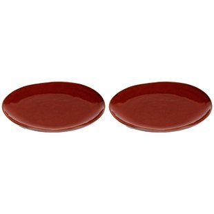 Serax La M&egrave;re By Marie Michielssen Dinerbord &Oslash;25 Set Van 2 Venetian Red