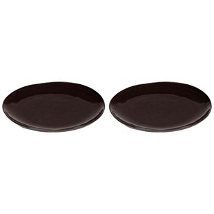 Serax La M&egrave;re By Marie Michielssen Dinerbord &Oslash;25 Set Van 2 Dark Brown