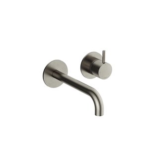 Hotbath Cobber Afbouwdeel - voor wastafelkraan - 18cm uitloop - Geborsteld Nikkel CB105EXT18GN