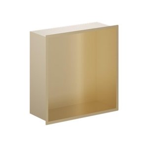 Crosswater Douche Nis - 30.5x30.5cm - Geborsteld messing NI305305F