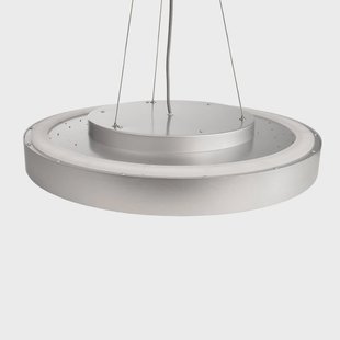 Deko-Light Menkar LED hanglamp, zilverkleurig, Ø 60 cm, CCT, omhoog/omlaag