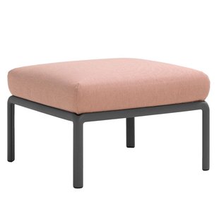 Nardi Komodo Hocker Antracite/Rosa Quarzo
