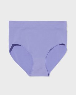 HEMA Dames tailleslip naadloos micro blauw (blauw)