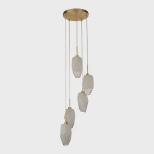 Searchlight Rocky Hanglamp Ø 32 cm - Messing