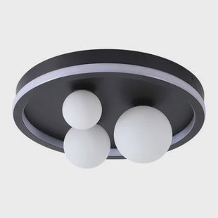 Searchlight Trident Plafondlamp - Zwart Searchlight Trident Plafondlamp - Zwart